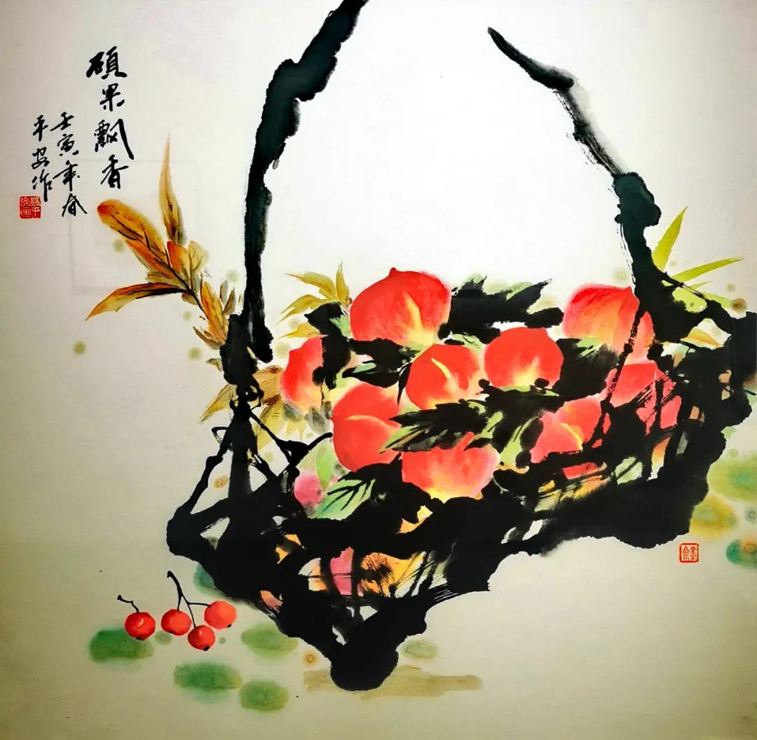 溢彩吕梁丨 高平安水墨画作品在吕梁市群众艺术馆展出